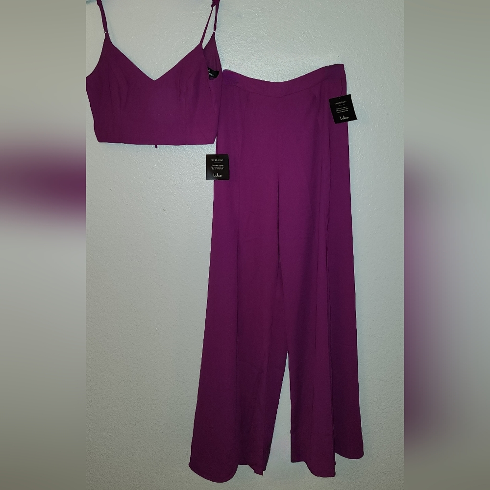 Lulu's 2 piece jumpsuit